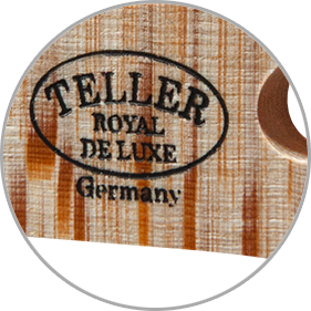 a detail of the wood, Teller Royal de Luxe, Josef Teller OHG